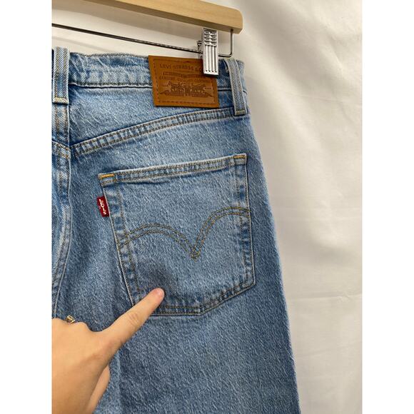 Levi's Ribcage Full-length Jeans - Blue - Picture 5 of 7